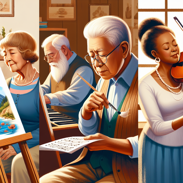 Senioren und Kreativität: Malen, Schreiben und Musizieren im Alter