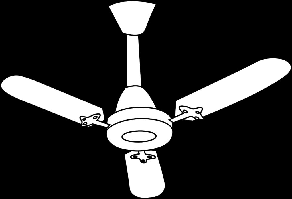 ceiling fan, fan, air conditioning