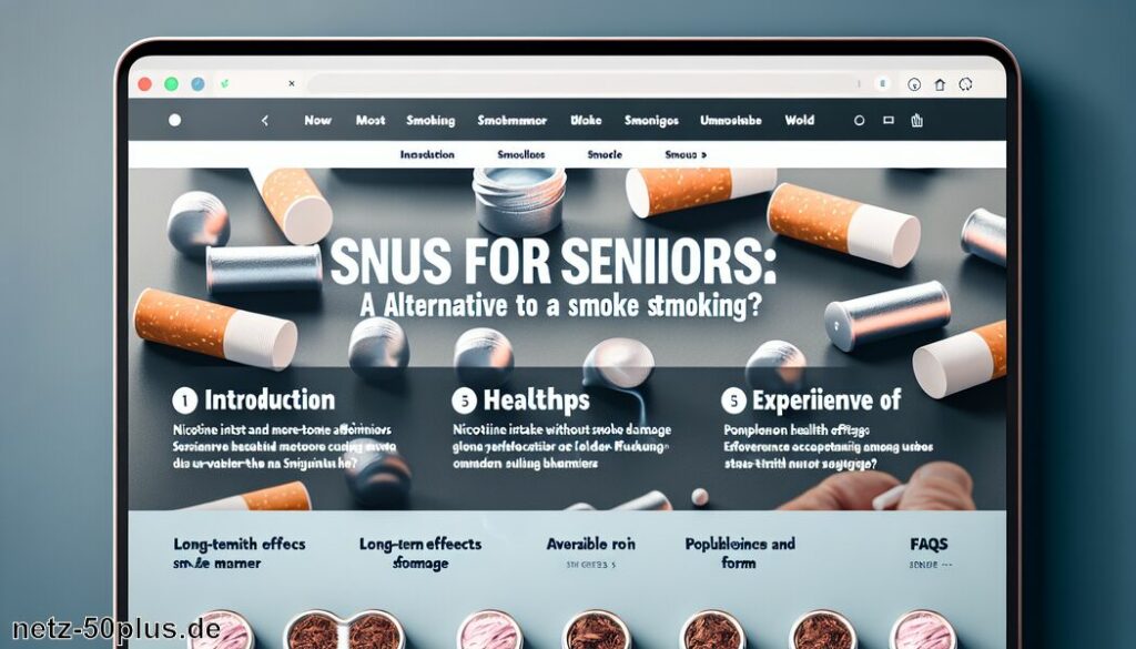 Snus für Senioren » Eine Alternative zum Rauchen?